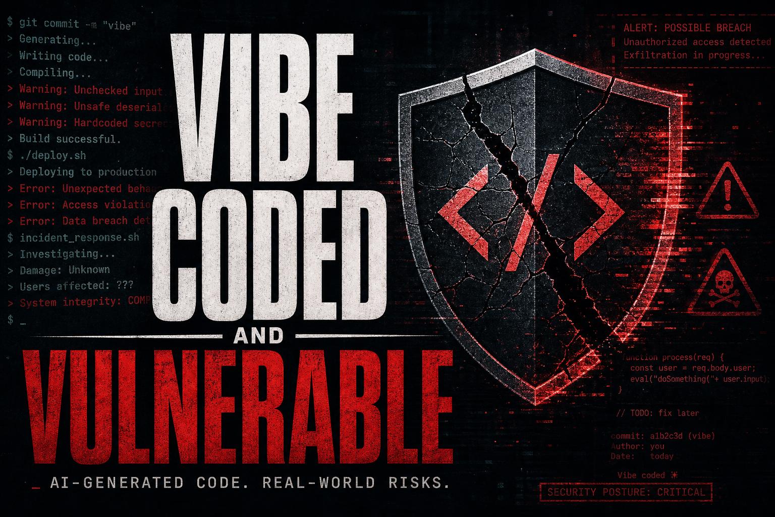Vibe Coded and Vulnerable: The Hidden Security Cost of Letting AI Write Your Code