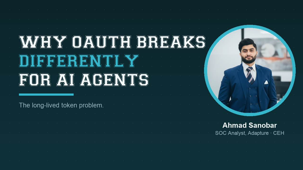 Why OAuth Breaks Differently for AI Agents: The Long-Lived Token Problem